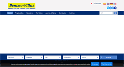 Desktop Screenshot of benimo-villas.com