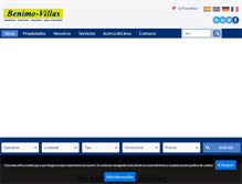 Tablet Screenshot of benimo-villas.com